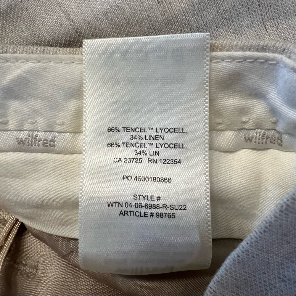 Wilfred The Effortless Pant Linen - Picture 8 of 8